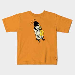 Cute Musician Plays Saxophone Kids T-Shirt